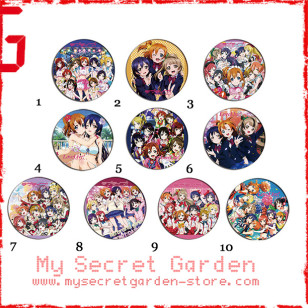Love Live ! School Idol Project ラブライブ Anime Pinback Button Badge Set 1a or 1b( or Hair Ties / 4.4 cm Badge / Magnet / Keychain Set )